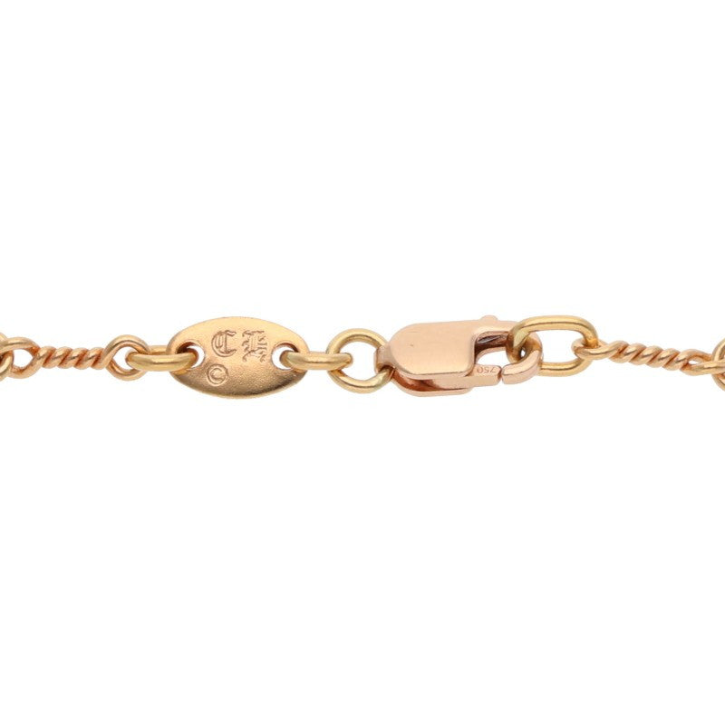 Chrome Hearts 22K Twist Chain Gold Necklace Size 24INCH