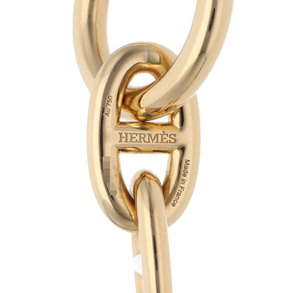 HERMES 18K Yellow Gold Chaine Choker Necklace Size MM