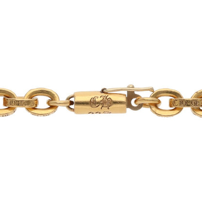 Chrome Hearts 22K Paper Chain Gold Necklace Size 20INCH
