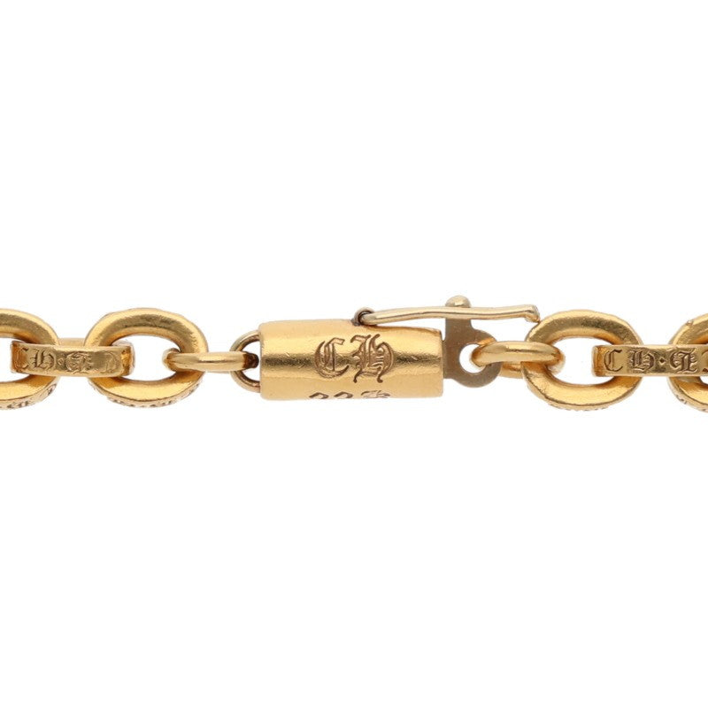 Chrome Hearts 22K Paper Chain Gold Necklace Size 20INCH
