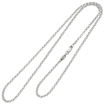 Chrome Hearts Roll Chain Silver Necklace Size 20INCH