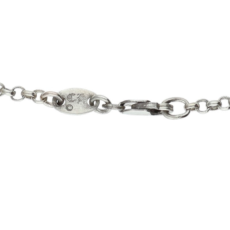 Chrome Hearts Roll Chain Silver Necklace Size 20INCH