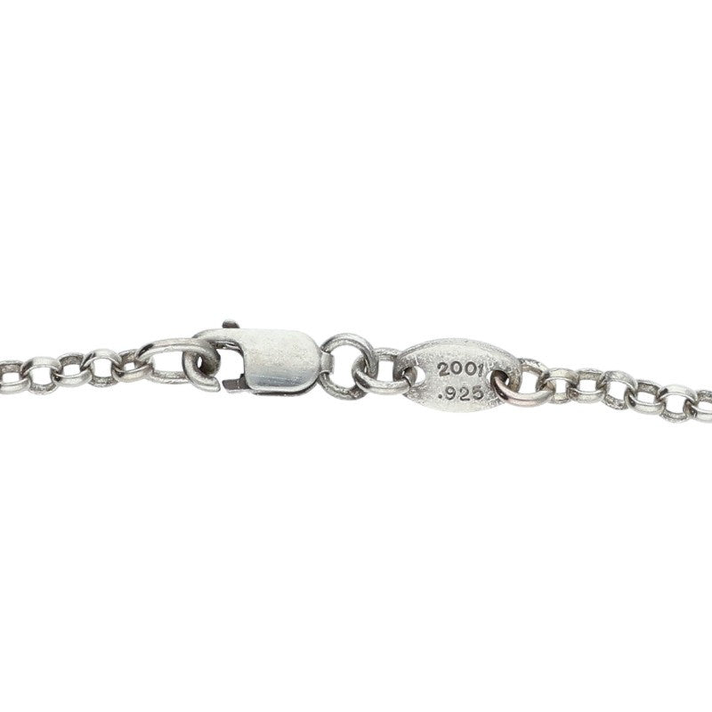 Chrome Hearts Roll Chain Silver Necklace Size 20INCH