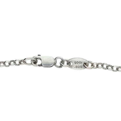 Chrome Hearts Roll Chain Silver Necklace Size 20INCH