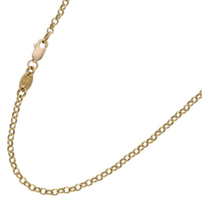 Chrome Hearts 22K Roll Chain Gold Necklace Size 18INCH