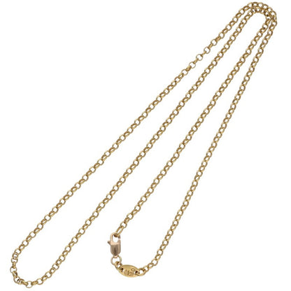 Chrome Hearts 22K Roll Chain Gold Necklace Size 18INCH