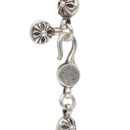 Chrome Hearts Cross Ball Chain Silver Necklace Size 20INCH