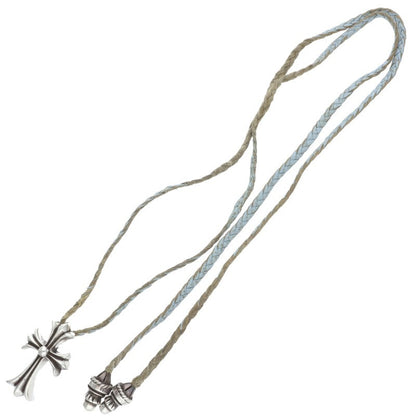 Chrome Hearts Small CH Cross Silver Necklace Size ONE Multi