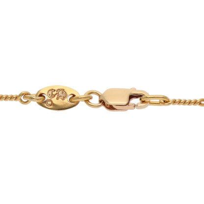 Chrome Hearts 22K Twist Chain Gold Necklace Size 16INCH