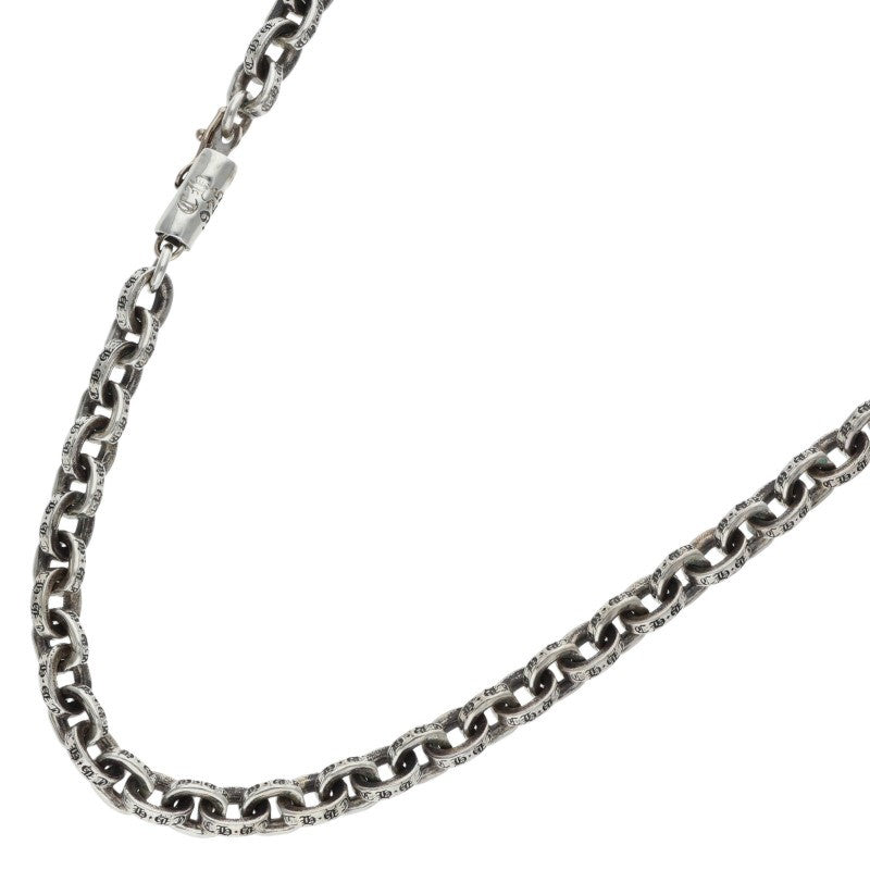 Chrome Hearts Paper Chain Silver Necklace Size 20INCH