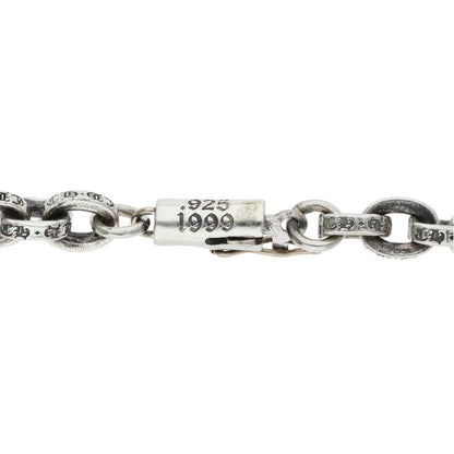 Chrome Hearts Paper Chain Silver Necklace Size 20INCH