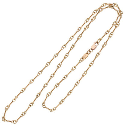 Chrome Hearts 22K Twist Chain Gold Necklace Size 18INCH