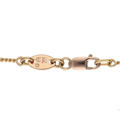 Chrome Hearts 22K Twist Chain Gold Necklace Size 18INCH