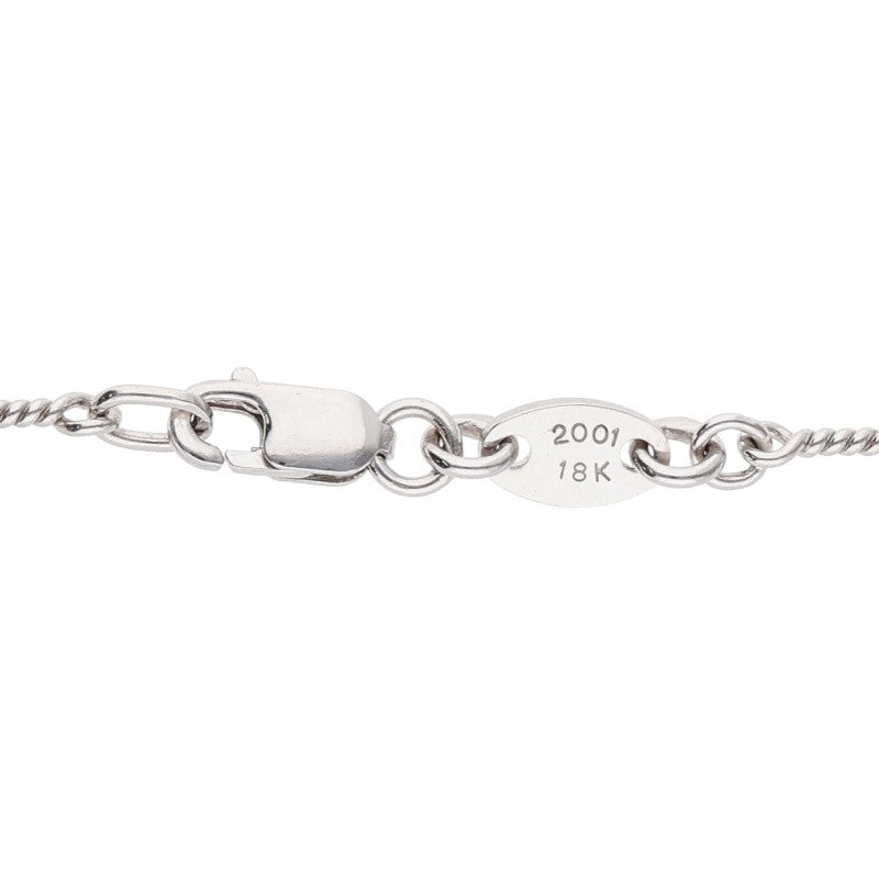 Chrome Hearts 18K White Gold Chain Necklace Size 18INCH