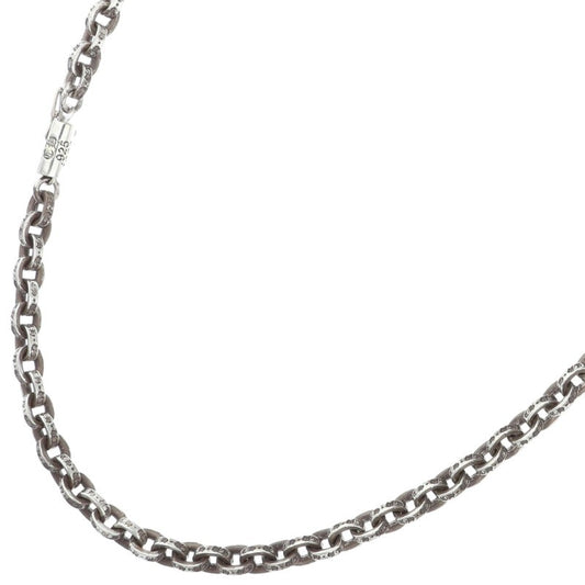 Chrome Hearts Paper Chain Silver Necklace Size 20INCH