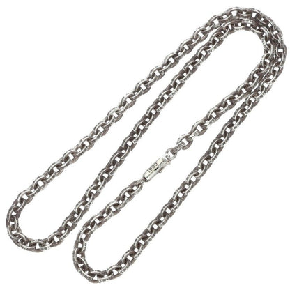 Chrome Hearts Paper Chain Silver Necklace Size 20INCH