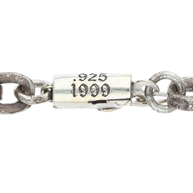 Chrome Hearts Paper Chain Silver Necklace Size 20INCH
