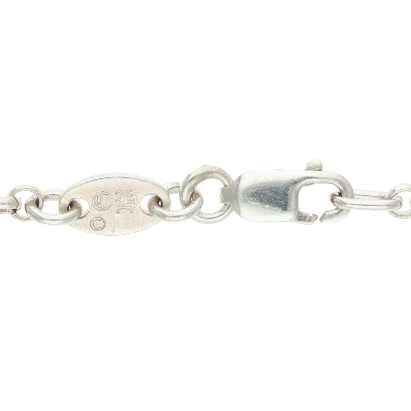 Chrome Hearts 925 Silver Roll Chain Necklace Size 16INCH