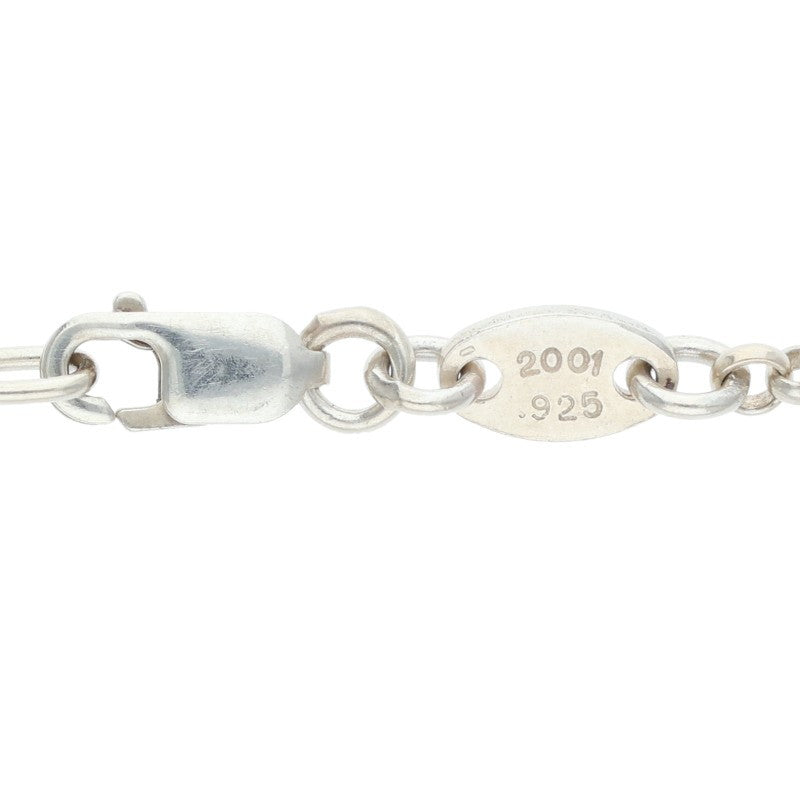 Chrome Hearts 925 Silver Roll Chain Necklace Size 16INCH