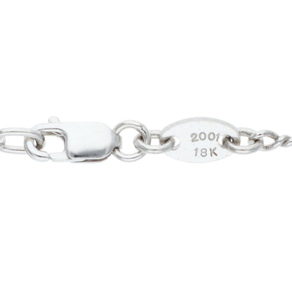 Chrome Hearts 18K White Gold Chain Necklace Size 16INCH
