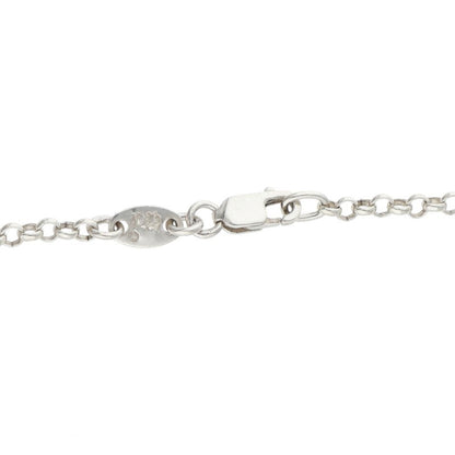 Chrome Hearts 925 Silver Roll Chain Necklace Size 18INCH