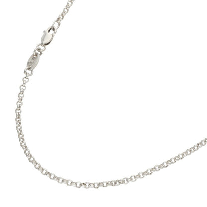 Chrome Hearts 925 Silver Roll Chain Necklace Size 18INCH