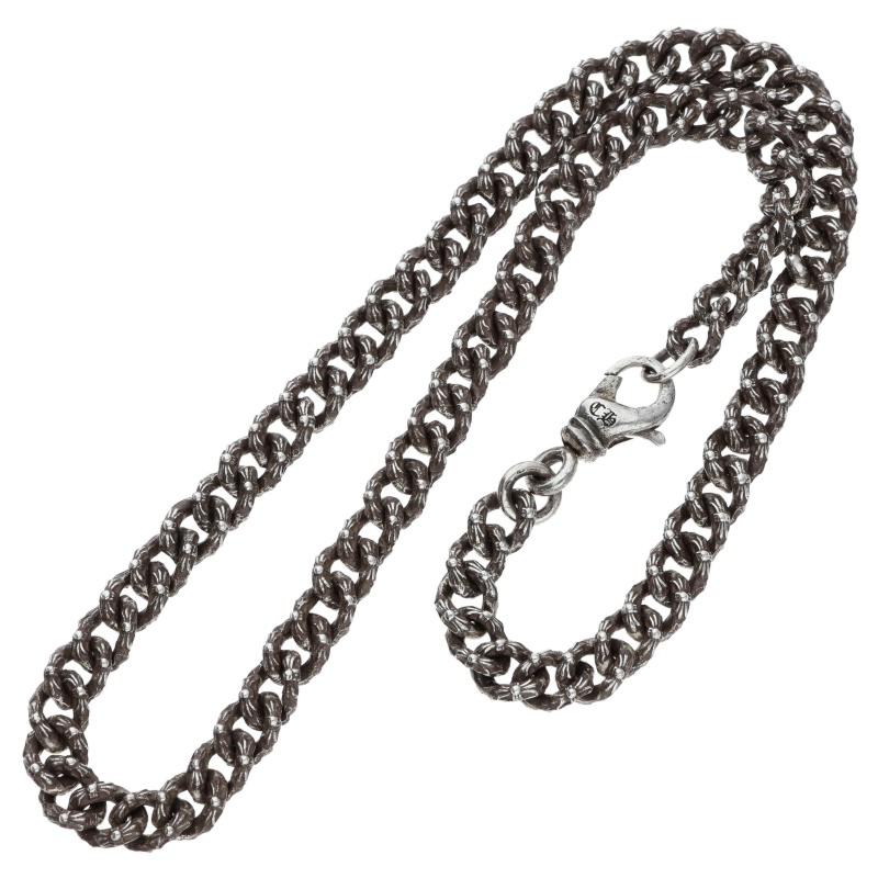 Chrome Hearts XTRA FNCY MINI 925 Silver Necklace Size 16INCH