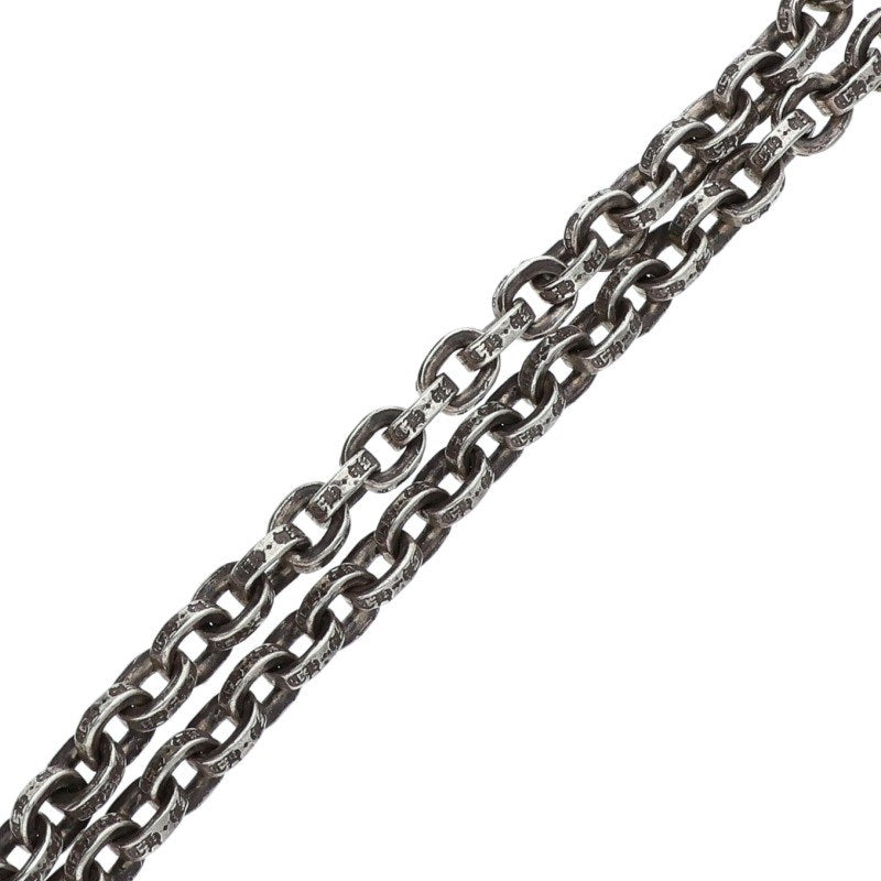 Chrome Hearts Paper Chain 24 Silver Necklace Size 24INCH