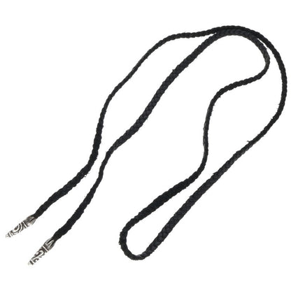 Chrome Hearts Scroll Leather Braid Necklace Size ONE SIZE