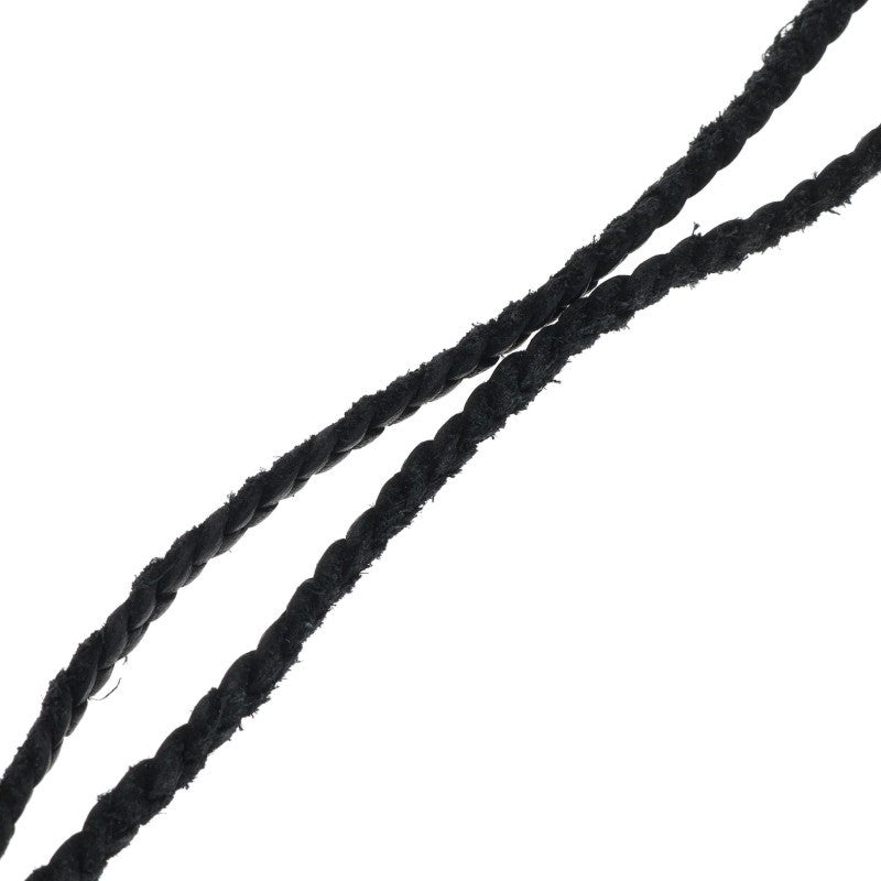Chrome Hearts Scroll Leather Braid Necklace Size ONE SIZE