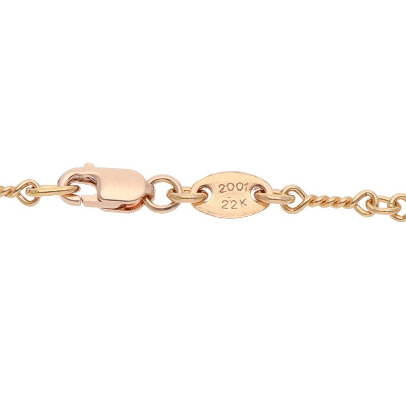 Chrome Hearts 22K Yellow Gold Chain Necklace Size 20INCH