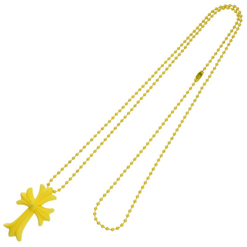 Chrome Hearts Rubber Small CH Cross Necklace Size ONE SIZE