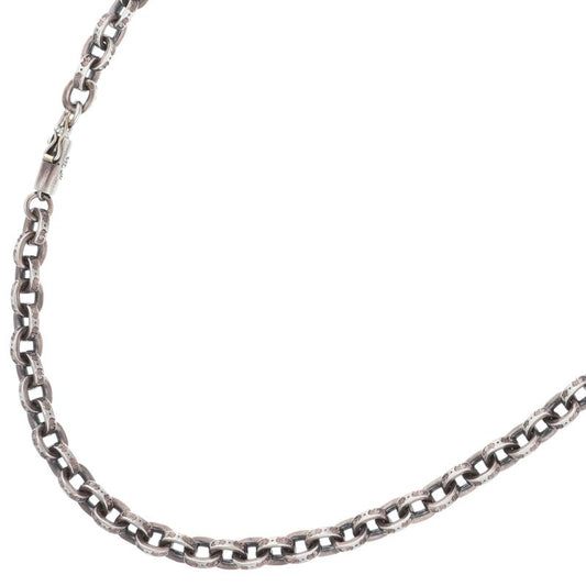 Chrome Hearts 925 Silver Paper Chain Necklace Size 20INCH