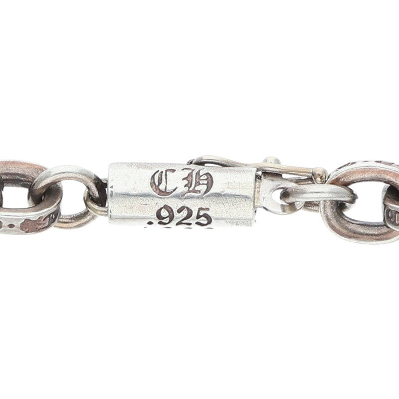 Chrome Hearts 925 Silver Paper Chain Necklace Size 20INCH