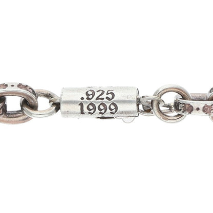 Chrome Hearts 925 Silver Paper Chain Necklace Size 20INCH