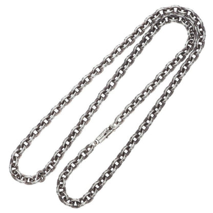 Chrome Hearts 925 Silver Paper Chain Necklace Size 20INCH