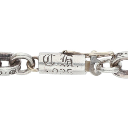 Chrome Hearts 925 Silver Paper Chain Necklace Size 20INCH