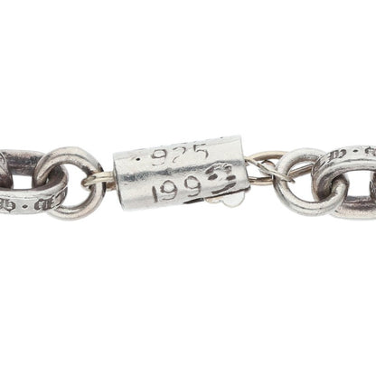 Chrome Hearts 925 Silver Paper Chain Necklace Size 20INCH