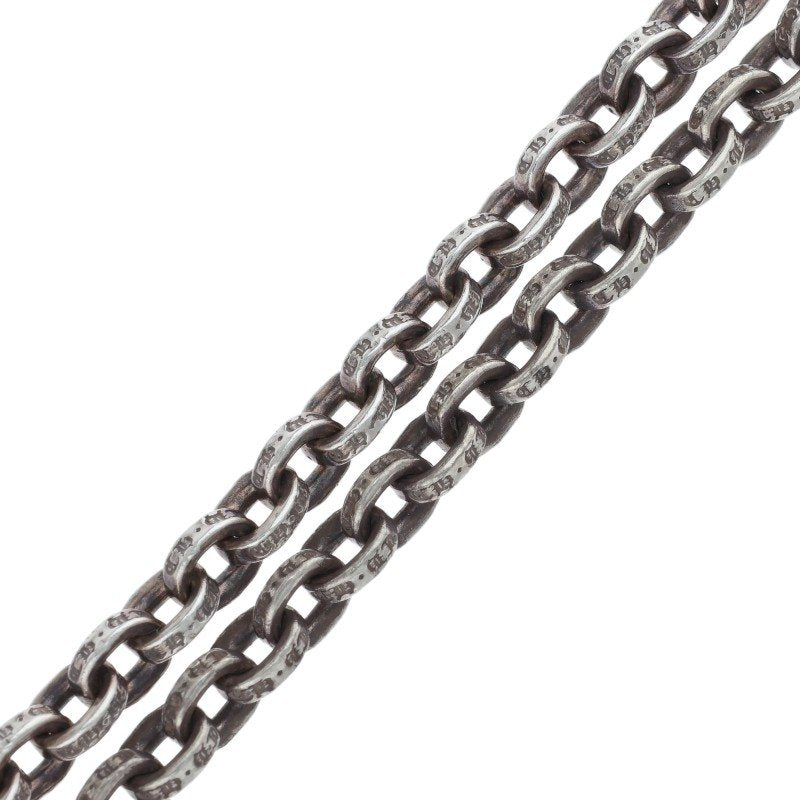 Chrome Hearts 925 Silver Paper Chain Necklace Size 20INCH