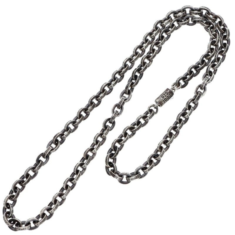 Chrome Hearts Paper Chain 18 Silver Necklace Size 18INCH