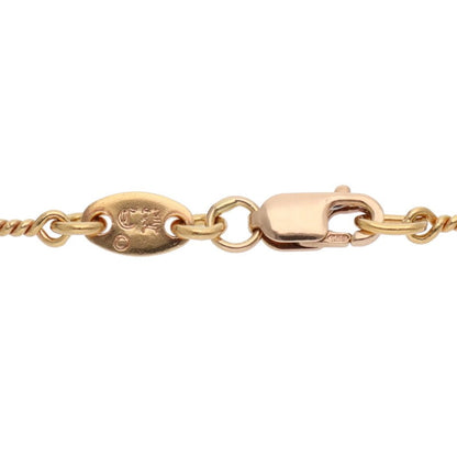 Chrome Hearts 22K Yellow Gold Chain Necklace Size 18INCH