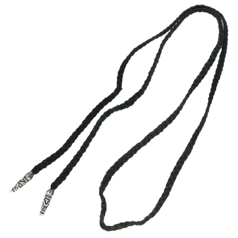 Chrome Hearts Scroll Leather Braid Necklace Size ONE Multi