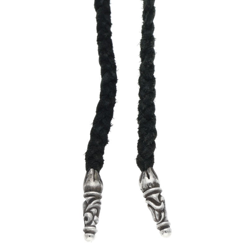 Chrome Hearts Scroll Leather Braid Necklace Size ONE Multi