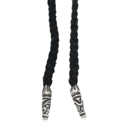 Chrome Hearts Scroll Leather Braid Necklace Size ONE Multi