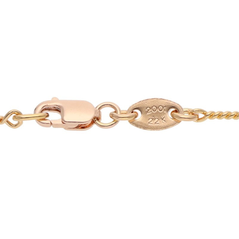 Chrome Hearts 22K Twist Chain Gold Yellow Size 20INCH
