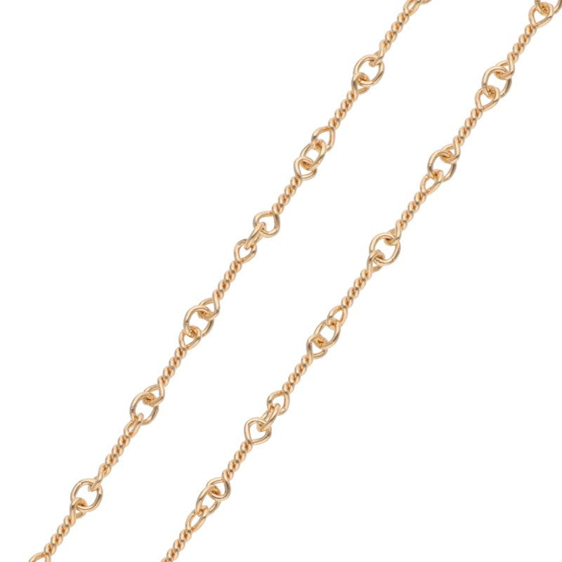 Chrome Hearts 22K Twist Chain Gold Yellow Size 20INCH