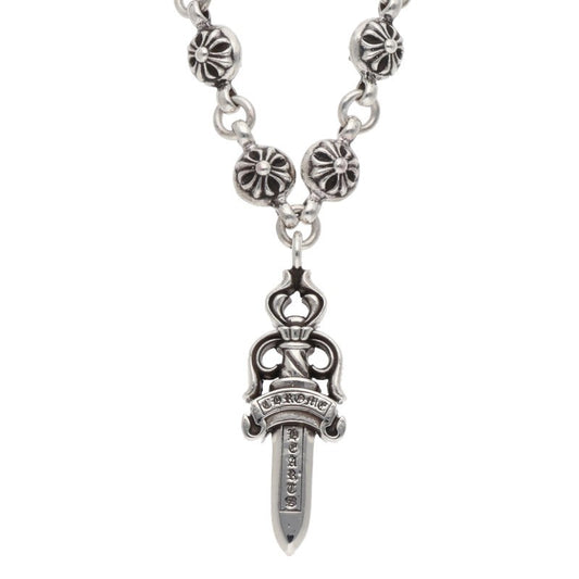 Chrome Hearts #1 Cross Ball Dagger Necklace Size ONE SIZE