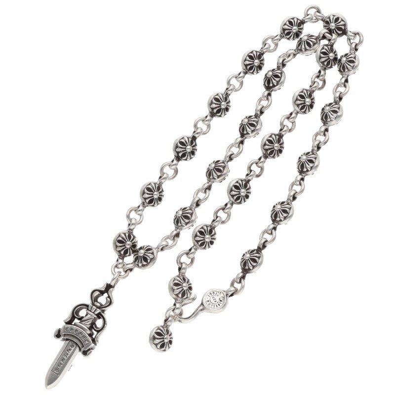 Chrome Hearts #1 Cross Ball Dagger Necklace Size ONE SIZE