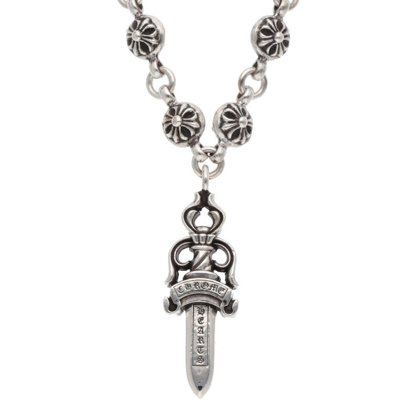 Chrome Hearts #1 Cross Ball Dagger Necklace Size ONE SIZE