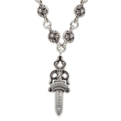 Chrome Hearts #1 Cross Ball Dagger Necklace Size ONE SIZE